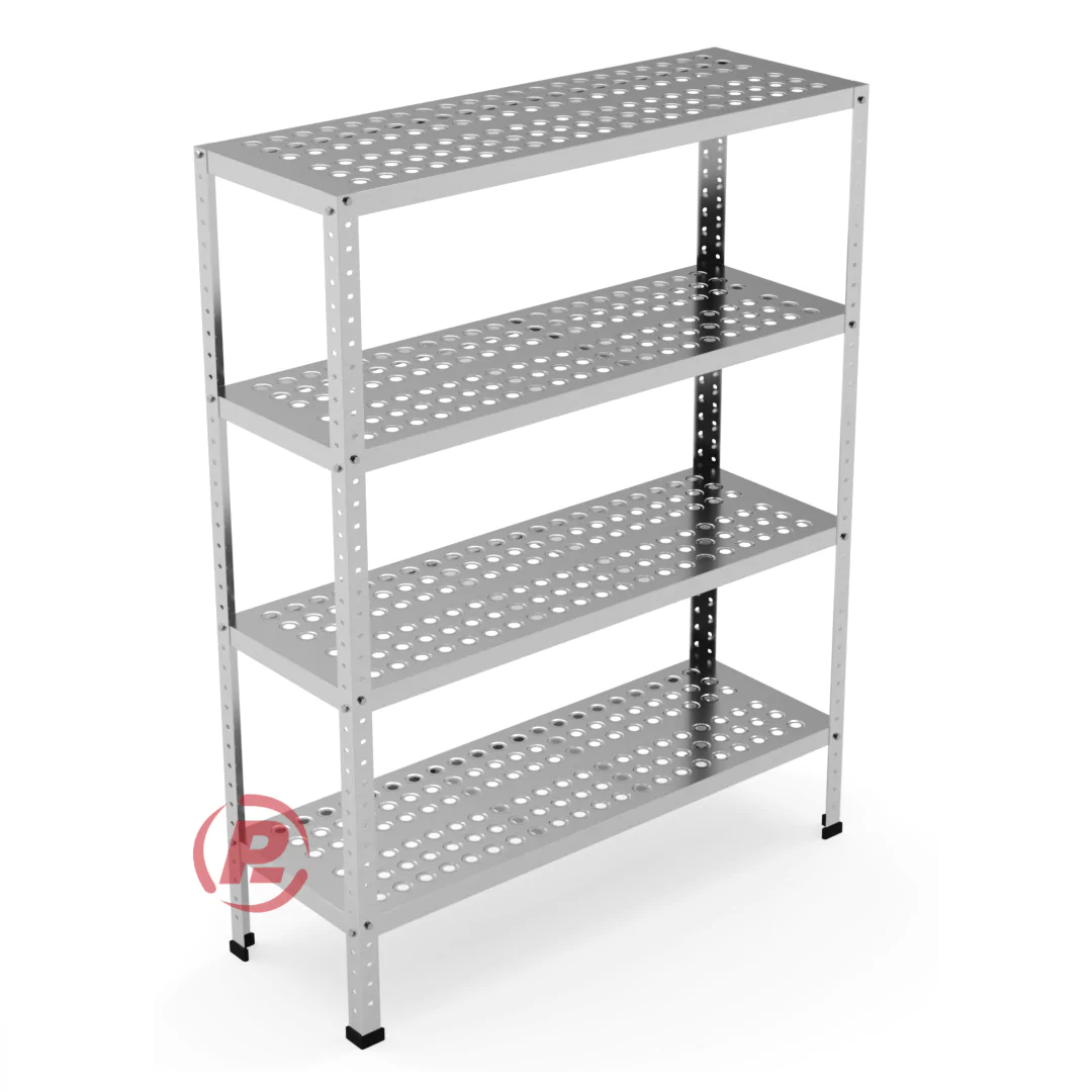 estante 04 planos perfurados aço