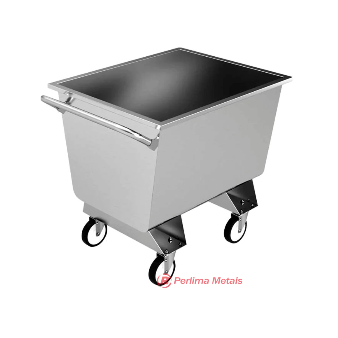 carro cuba inox dreno