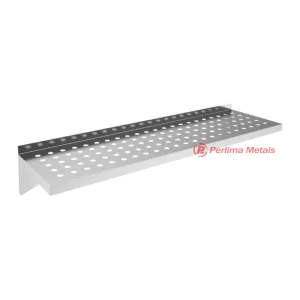 prateleira-de-parede inox perfurado.